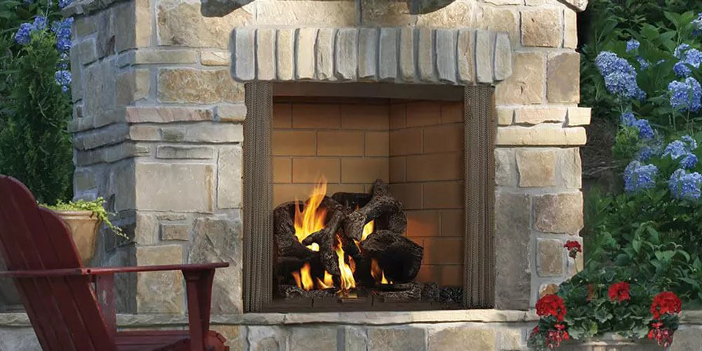 Castlewood Wood Fireplace with standard screen