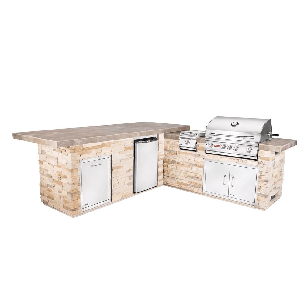 Gourmet Q L-Shaped Outdoor Kitchen & Grill