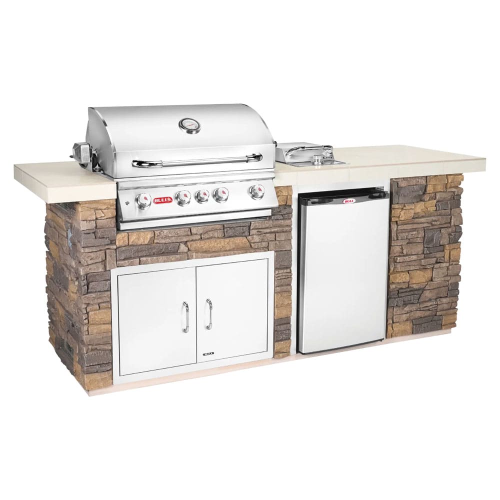 QS ODK Outdoor Kitchen With Faux Rock