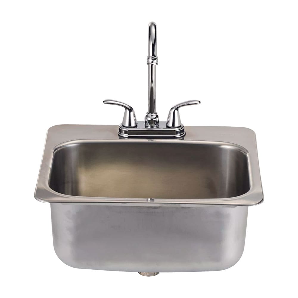Large Stainless Steel Sink With Faucet