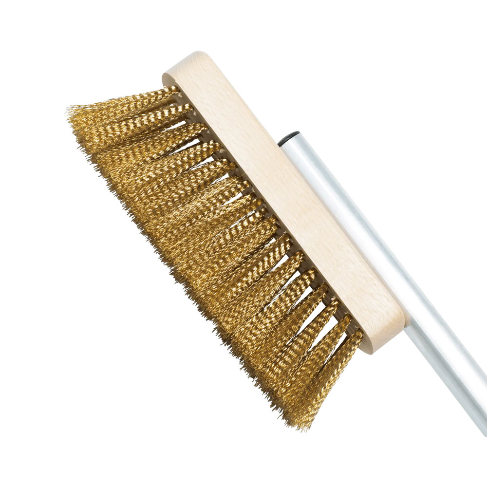 Short Handled Brass Pizza Oven Brush